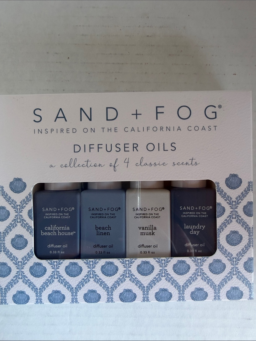 SAND+FOG Blue Diffuser Oils Set - Coastal Scent Collection